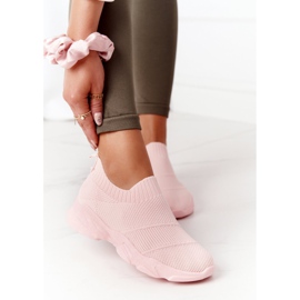 PS1 Kvinnors sportskor Slip-on rosa yogaklass 2