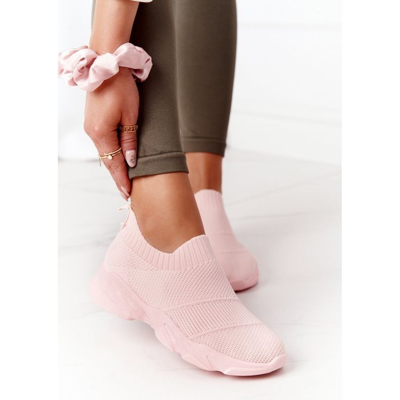 PS1 Kvinnors sportskor Slip-on rosa yogaklass 2