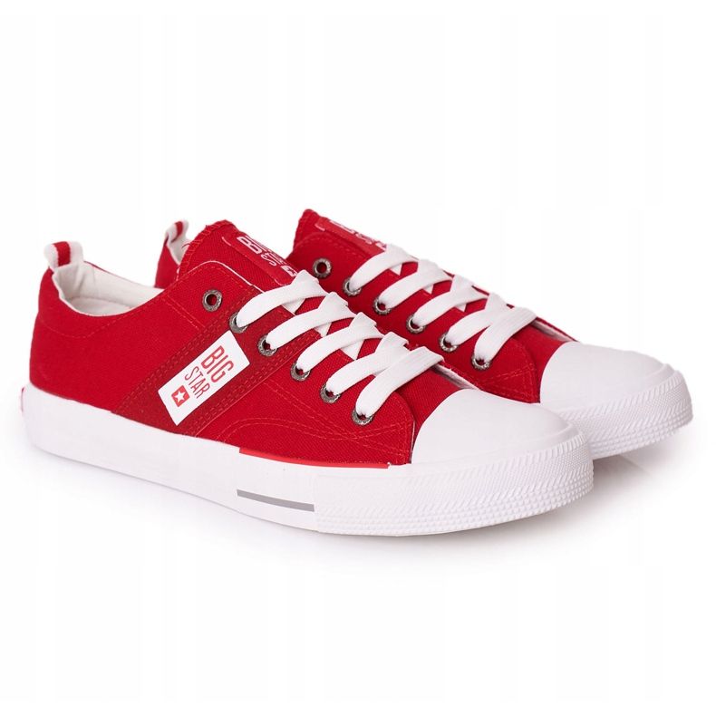 Herr Big Star HH174040 röda sneakers 5
