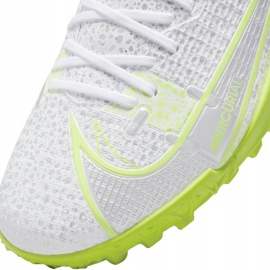 Nike Mercurial Vapor 14 Academy Tf CV0978 107 fotbollsskor silver- 4