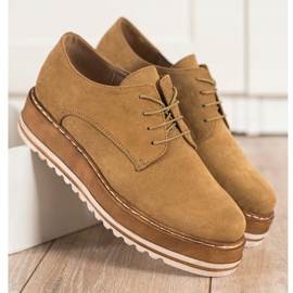 Corina Mockaskor på plattformen brun 1