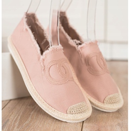 SHELOVET Textil Espadrilles rosa 1