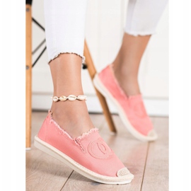 SHELOVET Textil Espadrilles rosa 2