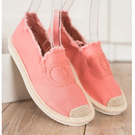 SHELOVET Textil Espadrilles rosa 1
