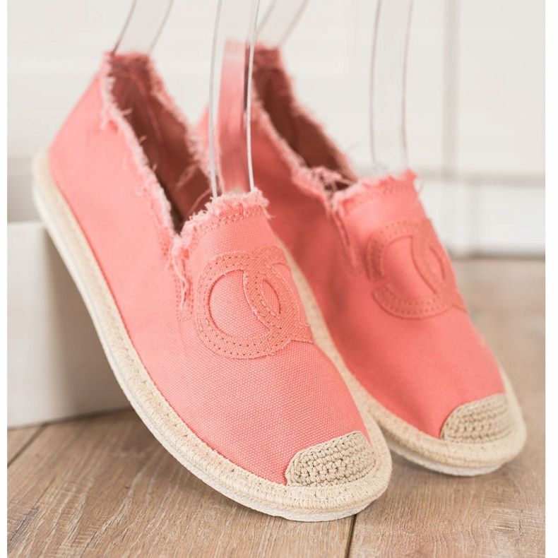 SHELOVET Textil Espadrilles rosa 1