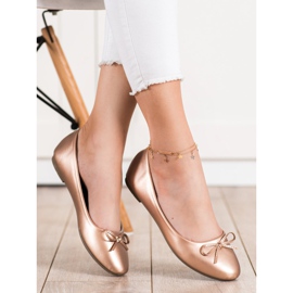 Diamantique Klassiska ballerinor gyllene 1