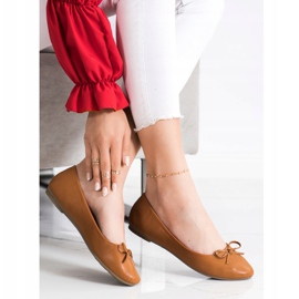 Diamantique Klassiska ballerinor brun 2