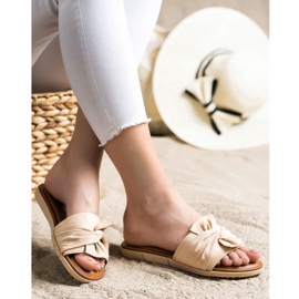 Vinceza sandaler i mocka beige 2