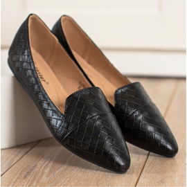 Seastar Moderiktiga ballerinor med ekoläder svart 2