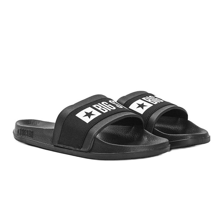 Svarta Big Star Lils tofflor för kvinnor 1