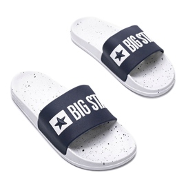 Big Star Sandi marinblå tofflor för kvinnor 1