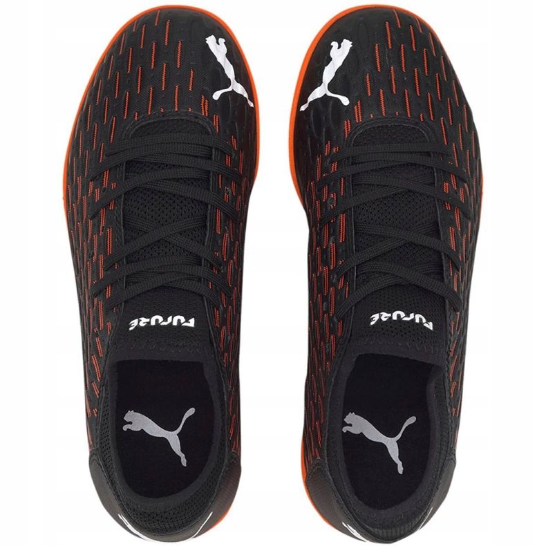 Puma Future 6.4 Tt Jr 106209 01 fotbollsskor blå, svart, orange svart 1