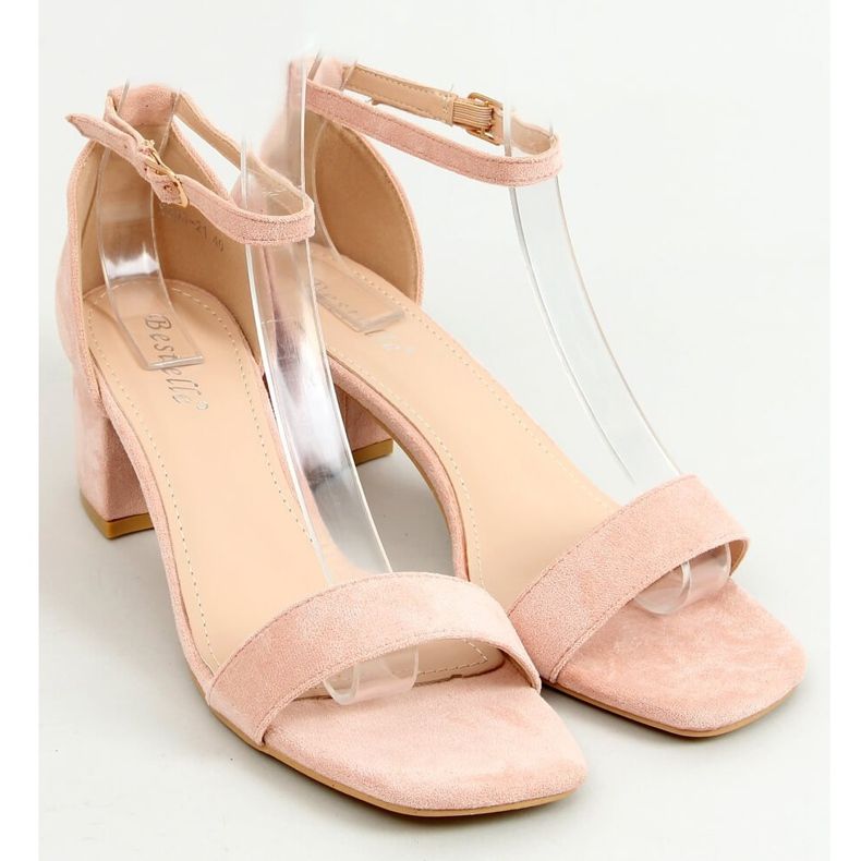 Sandaler med låga klackar rosa X503-21SA-2 Rosa 1