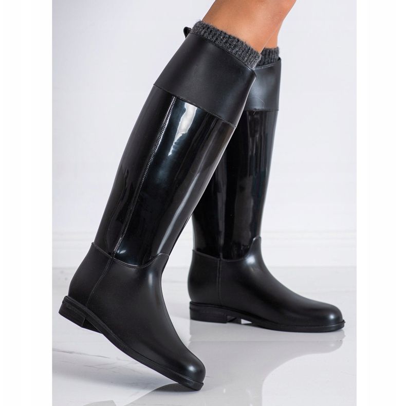 New Age Snygga svarta galoscher 2