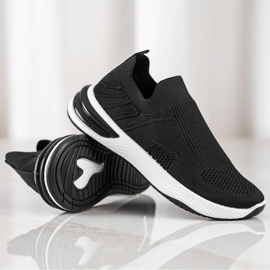 SHELOVET Openwork Slip-on Sneakers svart 1