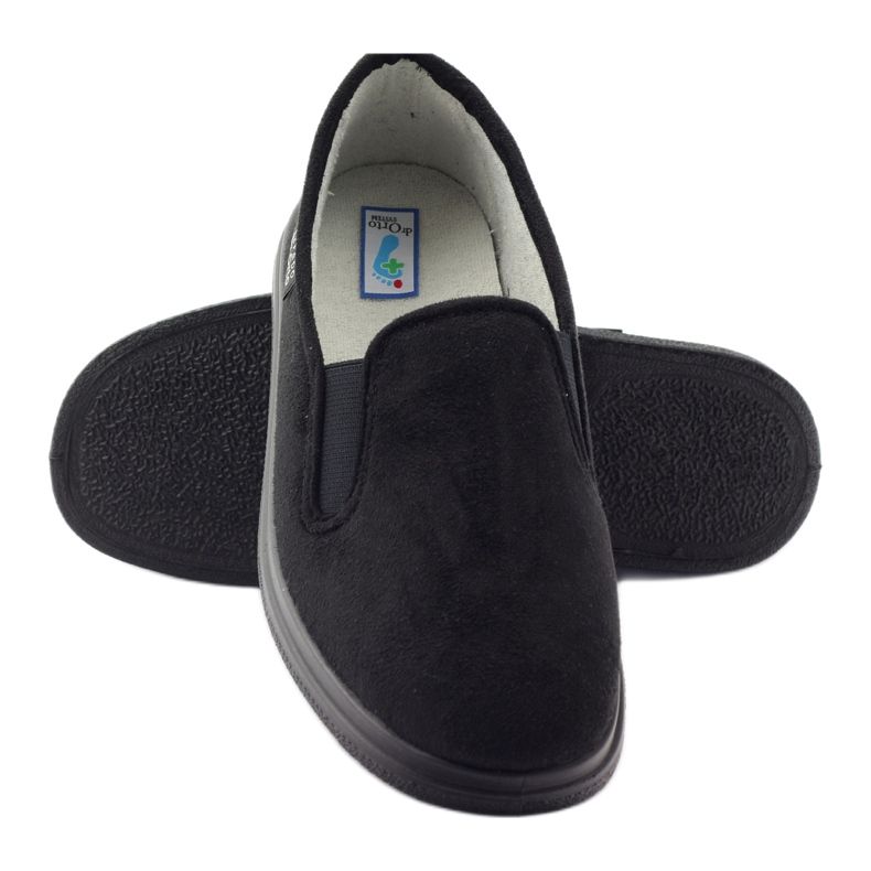 Dr.orto Befado Shoes Men's Slippers 991m002 Black Silber Insert svart 3