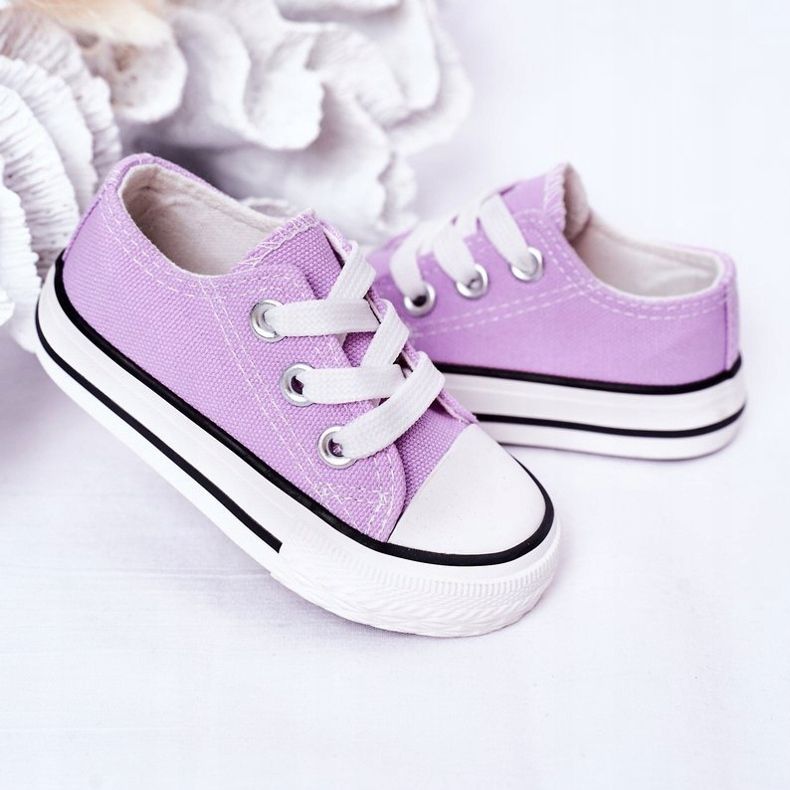 FRROCK Barnens klassiska lila Filemon -sneakers violett 1