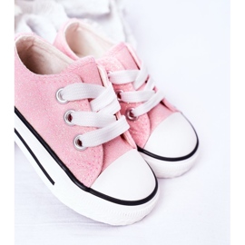 Barn Rosa Glitter Sneakers Bling-Bling 2