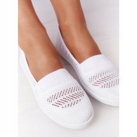 Openwork Slip-On White Chillout Sneakers vit 1