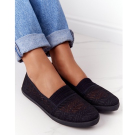 Openwork Slip-On Black Chillout Sneakers svart 1