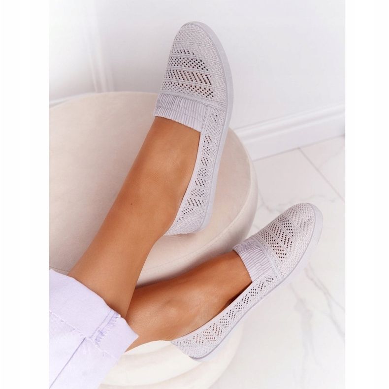 Openwork Slip-On Grå Chillout Sneakers 1