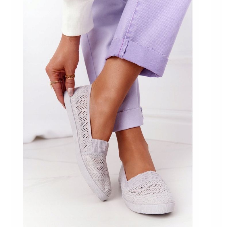 Openwork Slip-On Grå Chillout Sneakers 2