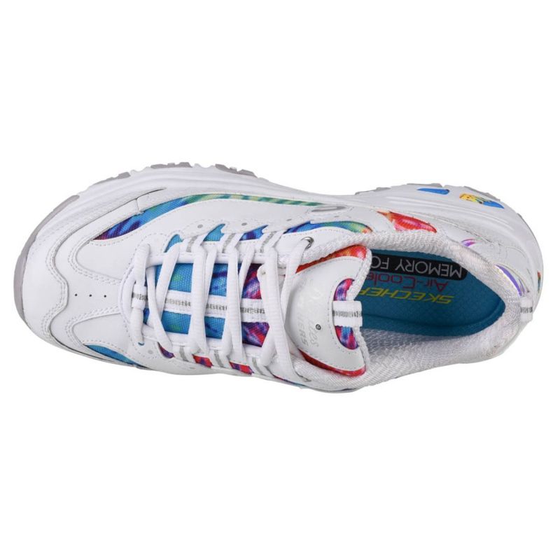 Skechers D'Lites Summer Fiesta W 149015-WMLT vit svart 2