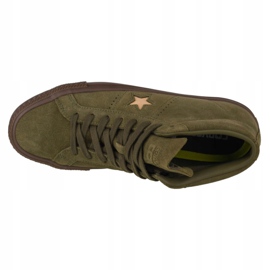 Converse One Star Pro Suede Mid M 157869C skor grön 2