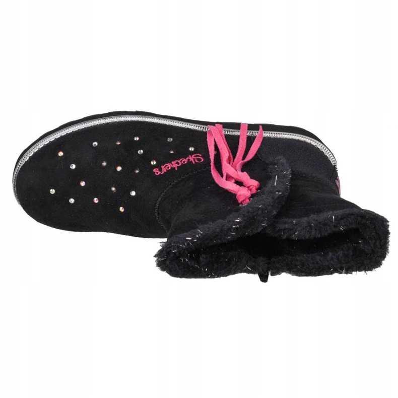 Skechers Sparkle Spell Jr 10663L-BLK svart 2