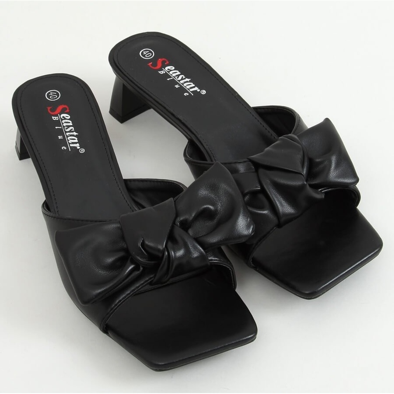 Svarta designerklackar T388P Svart 1