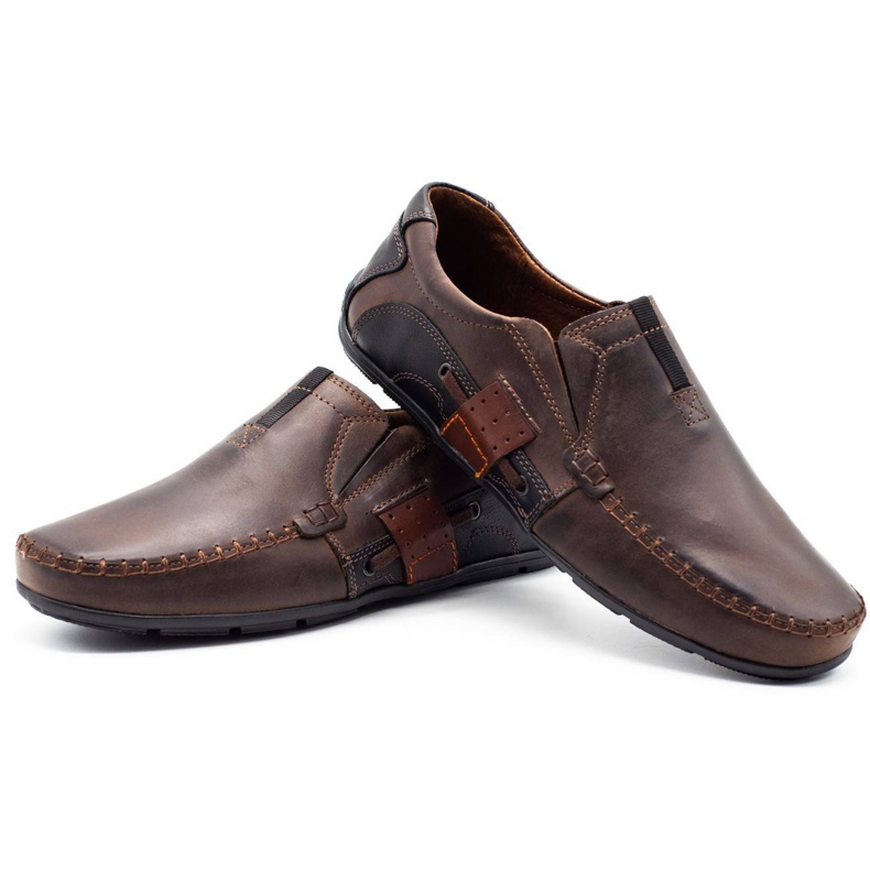 Mario Pala Herrlädermockasin 834 brun 4