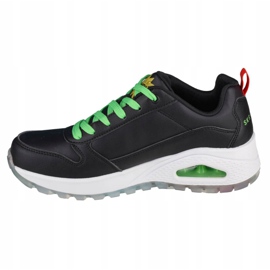Skechers Uno Rugged-You're A Mean One W 155326-BKMT svart grön gul 1