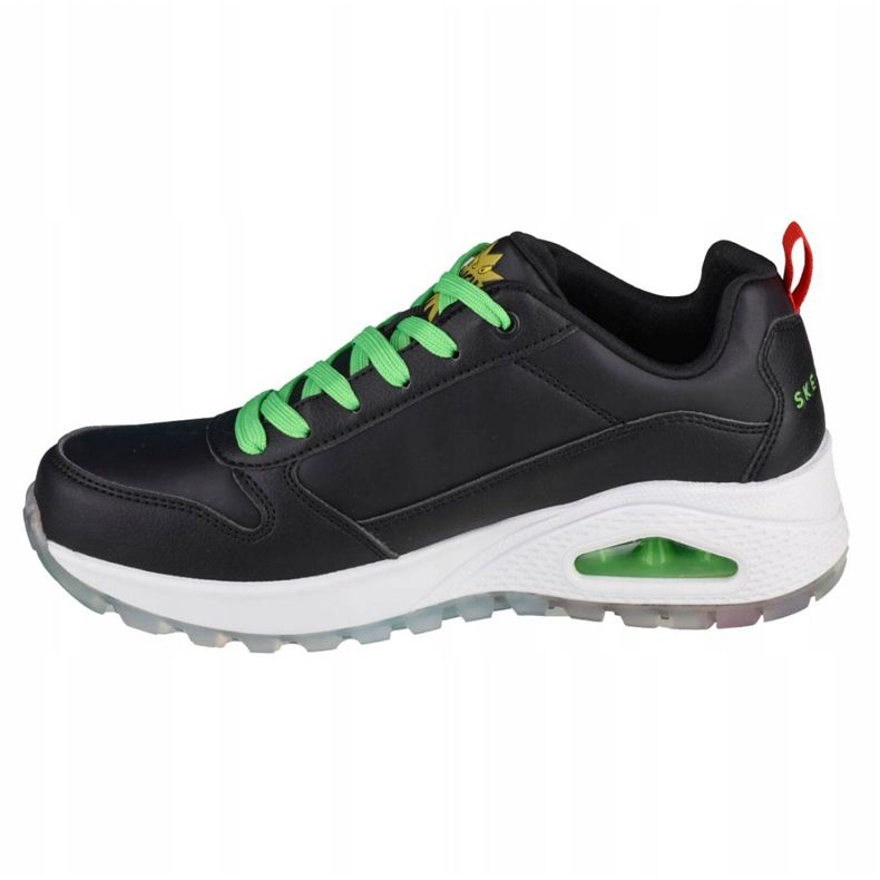 Skechers Uno Rugged-You're A Mean One W 155326-BKMT svart grön gul 1