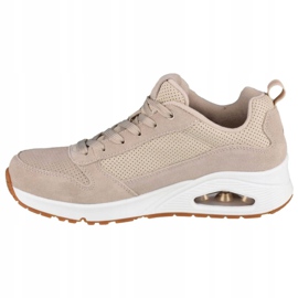 Skechers Uno-Two For The Show W 73672-NAT-sko beige 1