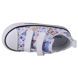 Converse Chuck Taylor All Star 2V Ox Jr 770655C vit marinblå 2