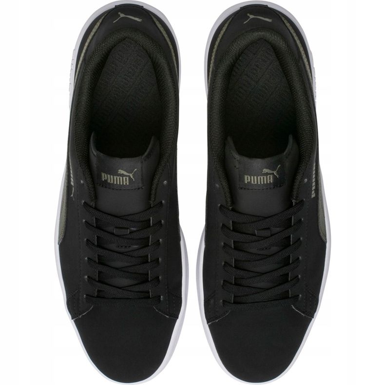 Herrskor Puma Smash v2 Buck svart 365160 05 kaki 1