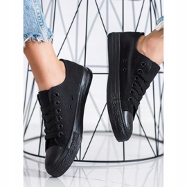 SHELOVET Sports svarta sneakers 1