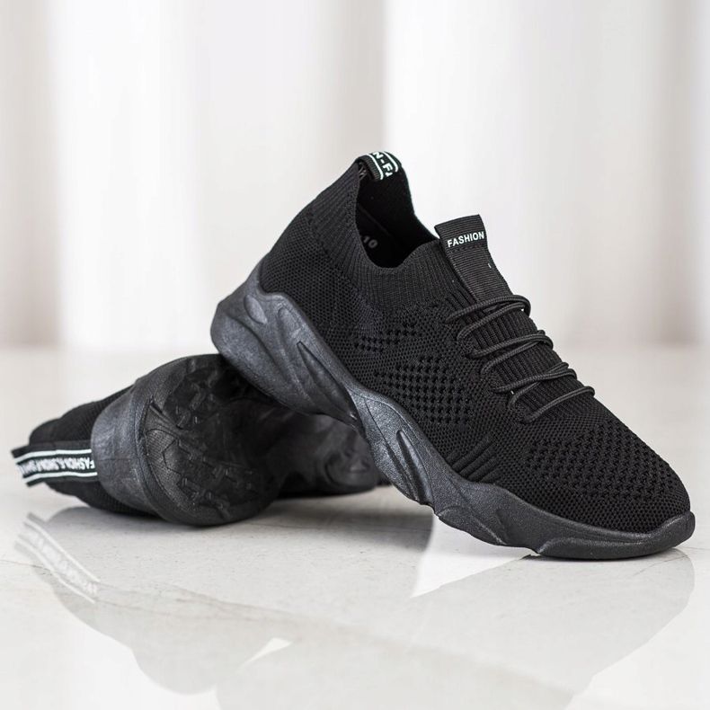 SHELOVET Slip-on sportskor svart 1