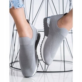 Renda Grå Openwork -sneakers 2