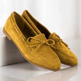Coura Klassiska loafers gul 1