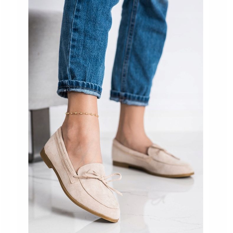 Coura Klassiska loafers beige 1