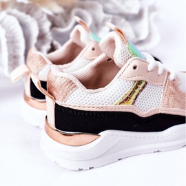 Barnsportskor Sneakers Svart-Rosa Speltid vit 1