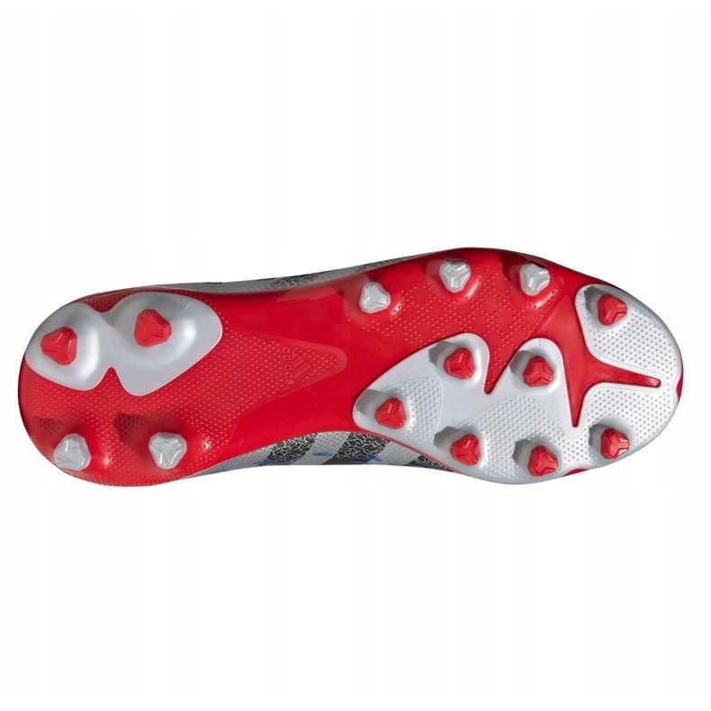 Adidas Predator Freak.3 Mg Jr FY7625 fotbollsskor grå silver- 2