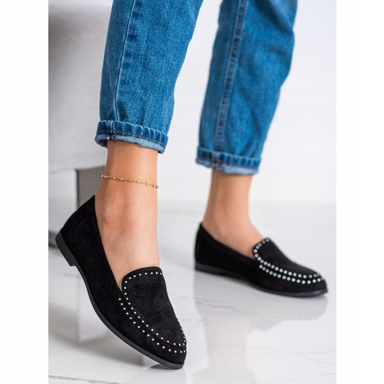 Coura Klassiska mocka herrar svart 1