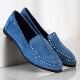 Coura Klassiska mocka herrar blå 2