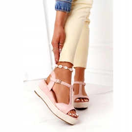 PG1 Rosa Graciosa Sandaler med kilar och flätor 2