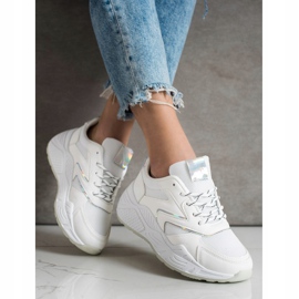 SHELOVET Snygga sneakers vit 2