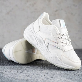 SHELOVET Snygga sneakers vit 1