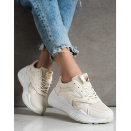 SHELOVET Snygga sneakers brun 2