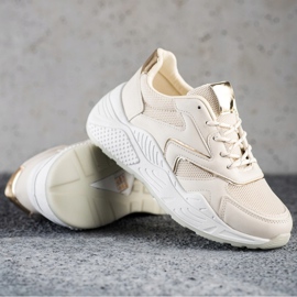 SHELOVET Snygga sneakers brun 1